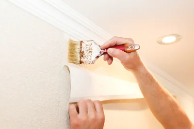 Pose de papier peint à la Creuse — revêtements muraux et toiles de verre
